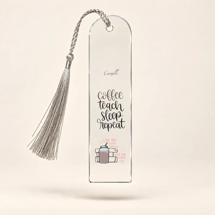 Marque-page Shhh… I'm reading — modèle Coffee Teach