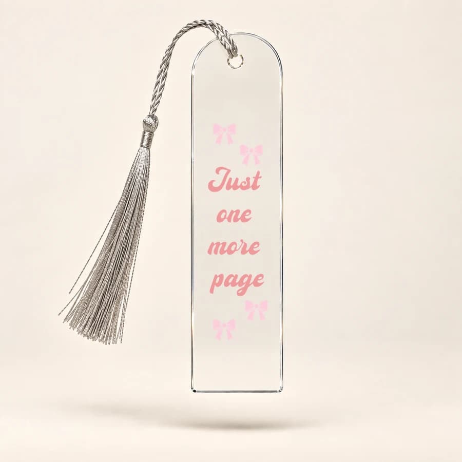 Marque-page Shhh… I'm reading — modèle One More Page