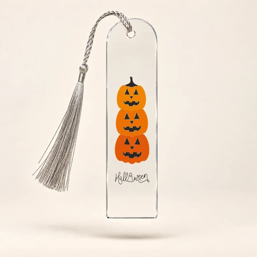 Marque-page Halloween — modèle Citrouilles Halloween