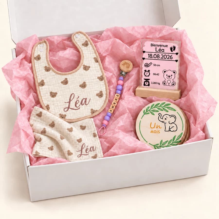 Coffret naissance — modèle Fille