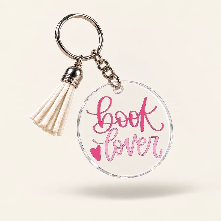 Porte-clés Book Lover — modèle Book Lover