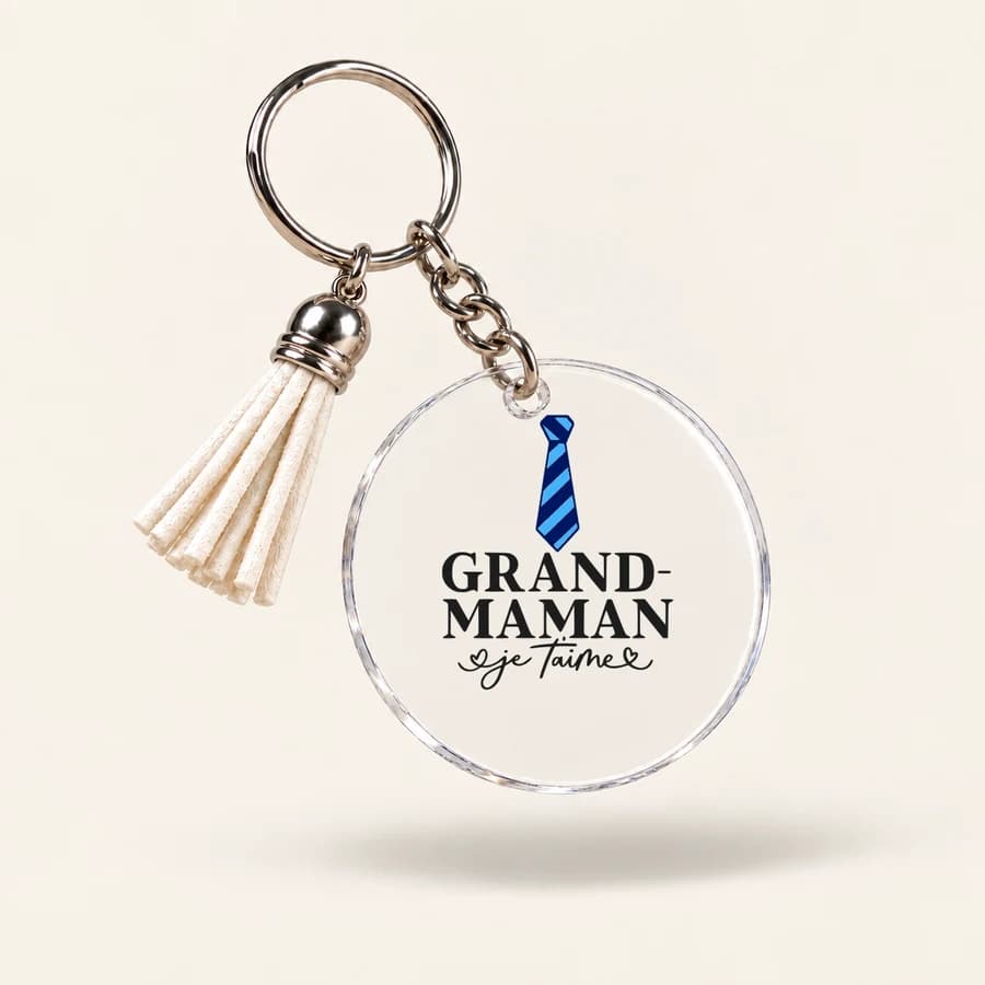 Porte-clés « Famille » — modèle Grand-maman — Cravate