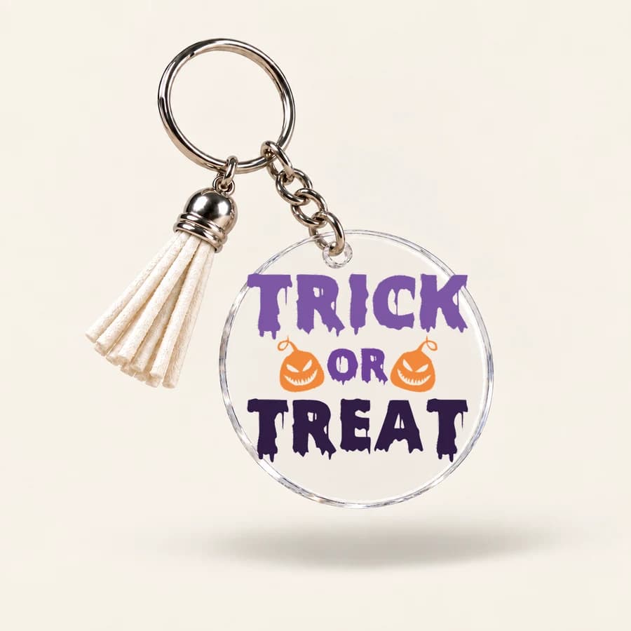 Halloween-Schlüsselanhänger – Modell Trick or Treat