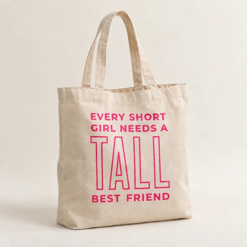 Tote bag « Pour la grande du duo » — photographie réaliste du produit personnalisé