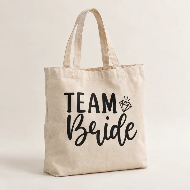 Tote bag « Team Bride » — modèle Diamant