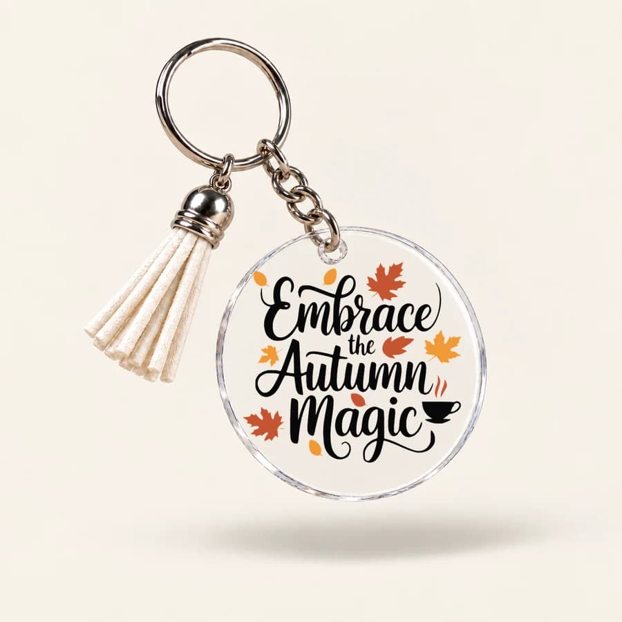 Autumn keyring — Autumn Magic style