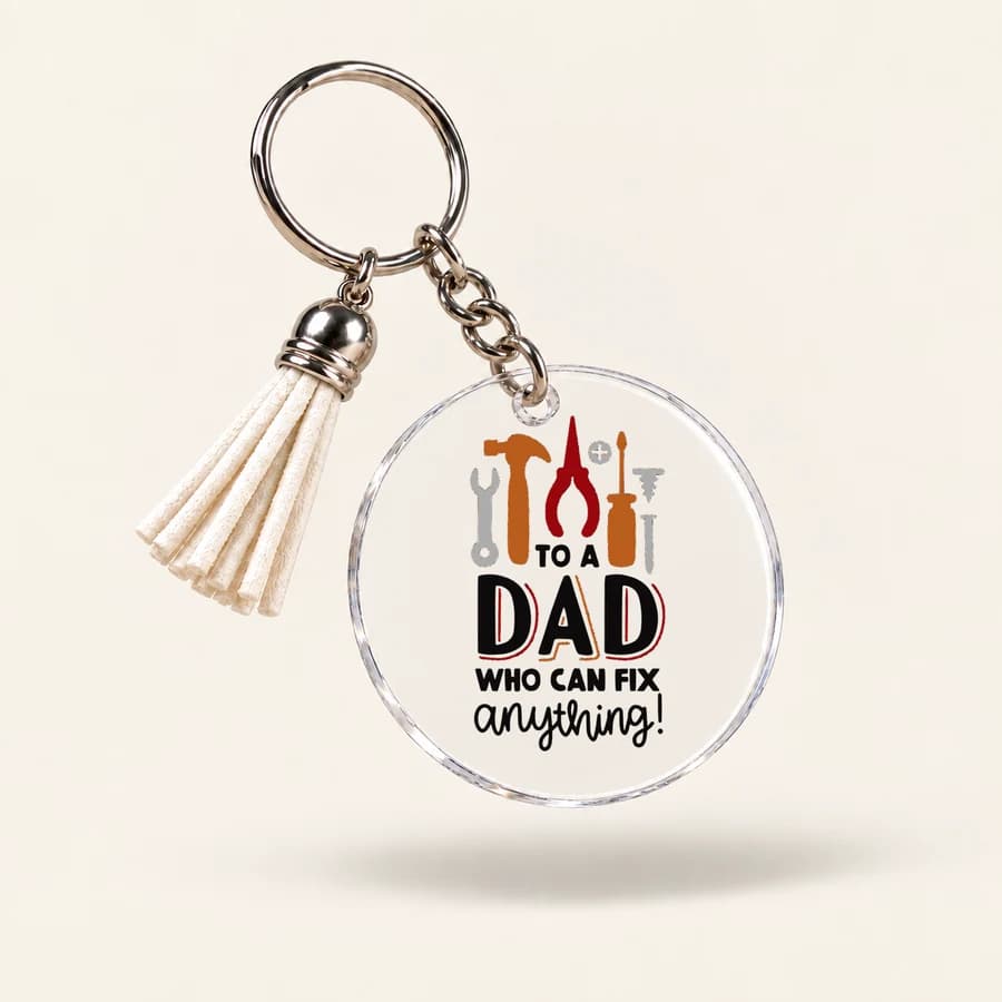 Porte-clés « Papa » — modèle Papa bricoleur