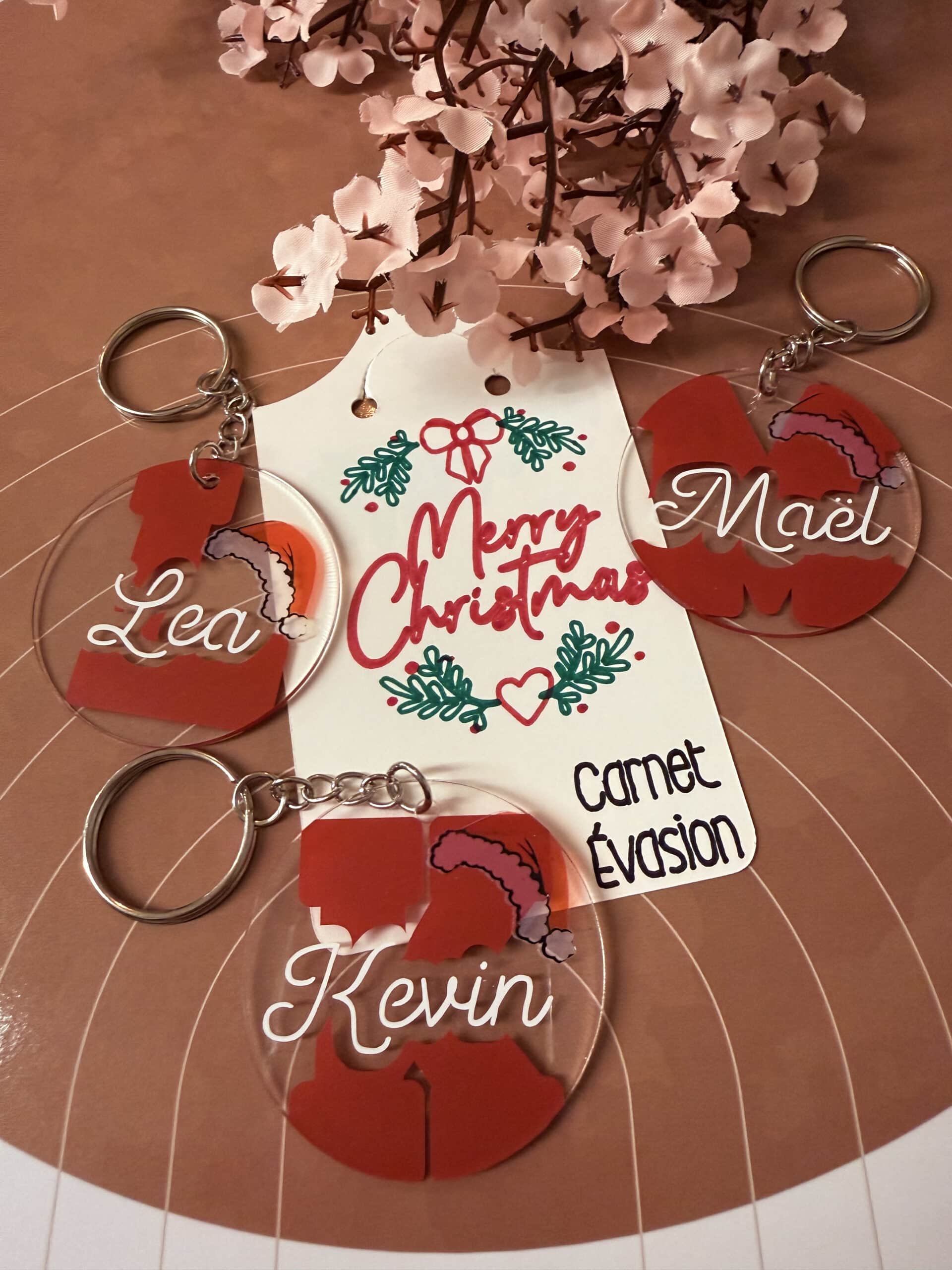 Porte clé personnalisé Noël – Image 3