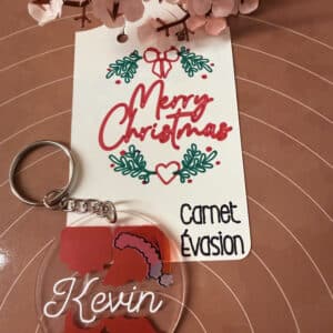 Porte clé personnalisé Noël