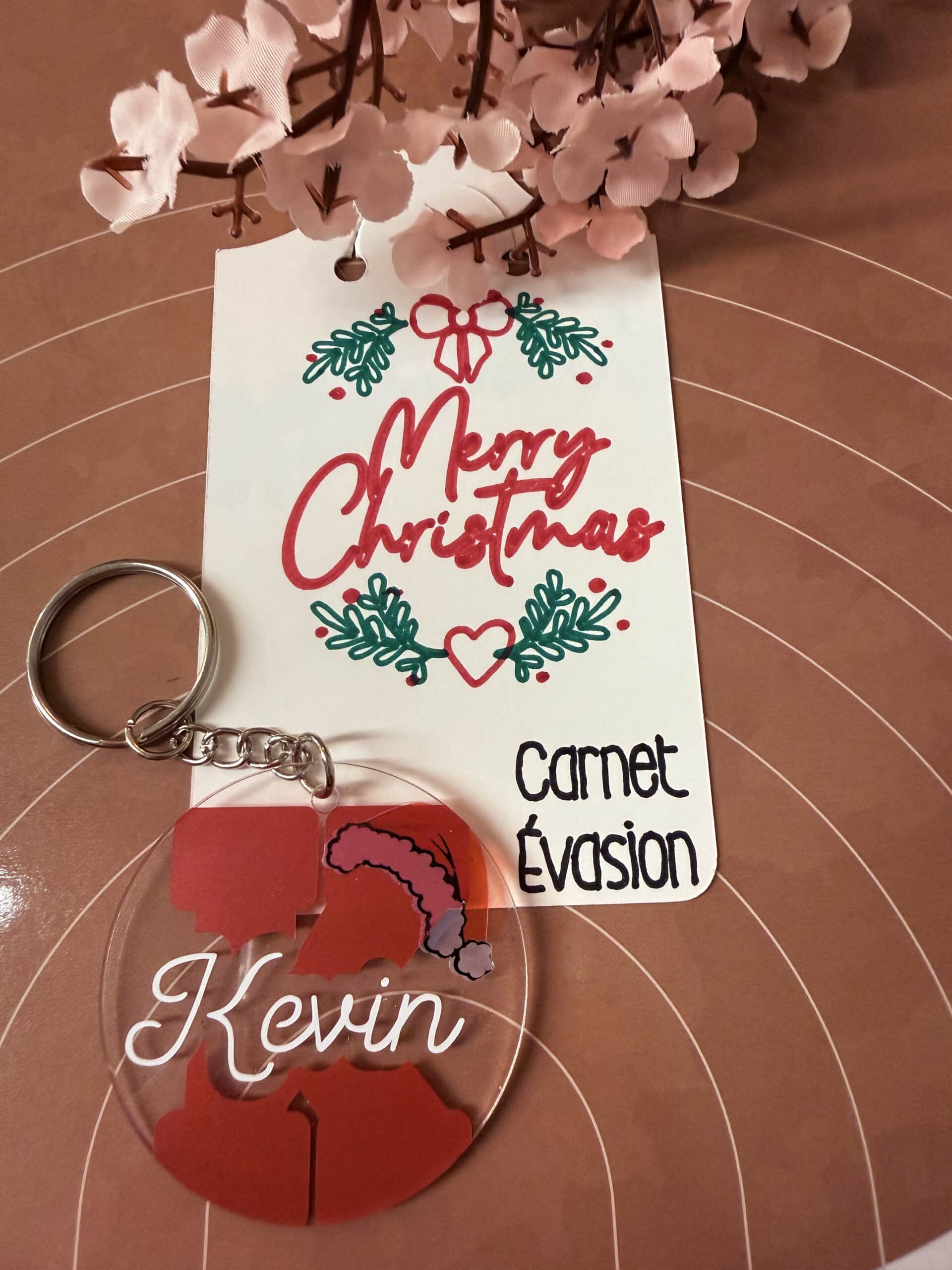 Porte clé personnalisé Noël