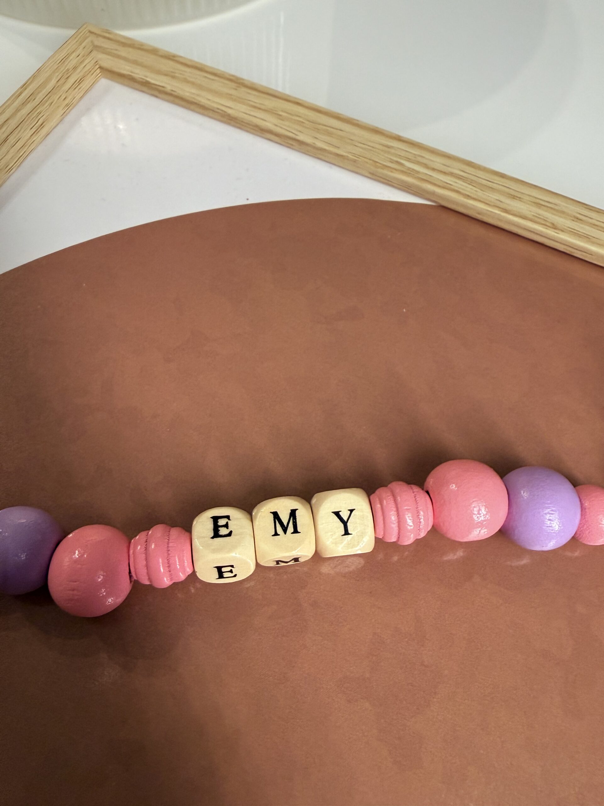 Porte tétine | Rose pastel – Image 3